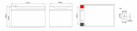 Аккумулятор Vektor Energy HR 12-58W
