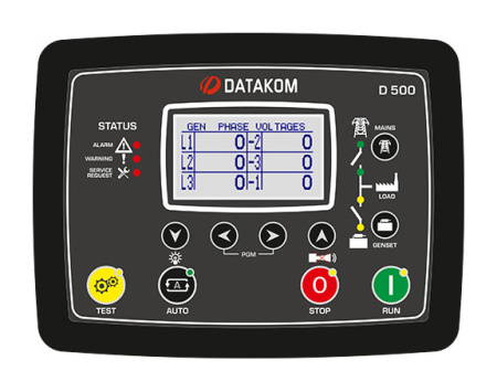 Контроллер для генератора Datakom D-500-LITE-MK3 (MPU + J1939)
