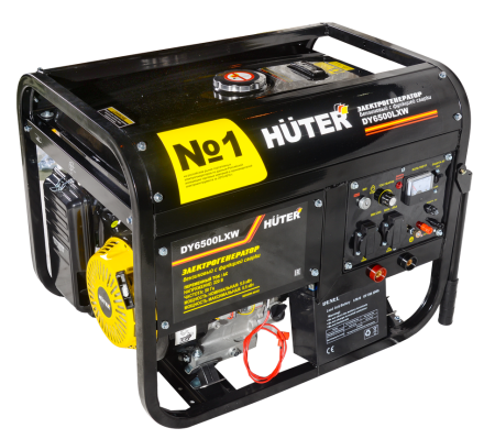 Бензиновый генератор Huter DY6500LXW c функцией сварки