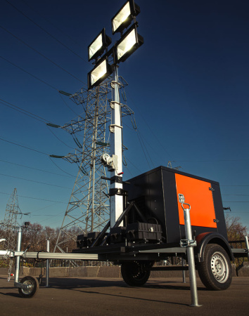 Передвижная осветительная установка «Прометей» ПОУ 9Л 4х1000МГЛ 12ДГ