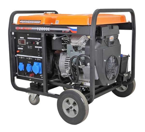 Бензиновый генератор Lifan 10 GF-4 (LF12000E)