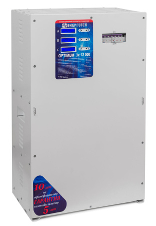 Стабилизатор напряжения Энерготех OPTIMUM+ 12000х3