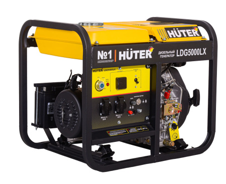 Дизельный генератор Huter LDG 5000LX