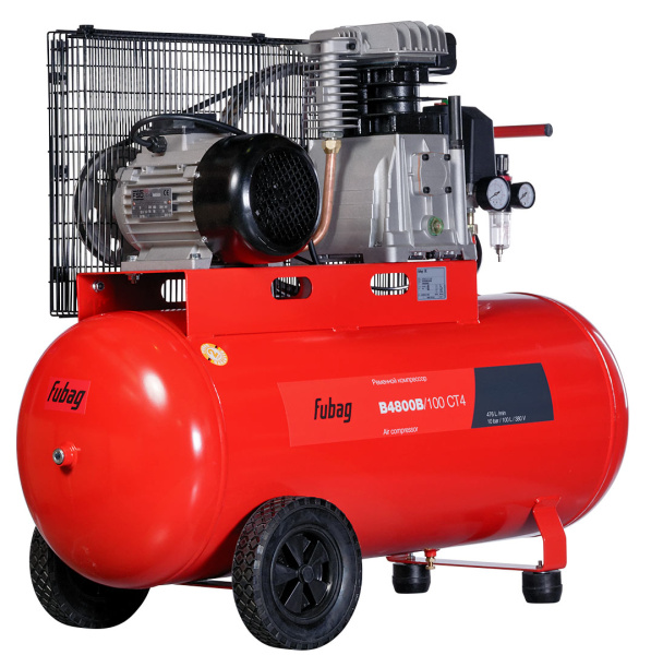 Ременной одноступенчатый компрессор Fubag B4800B/100 CT4