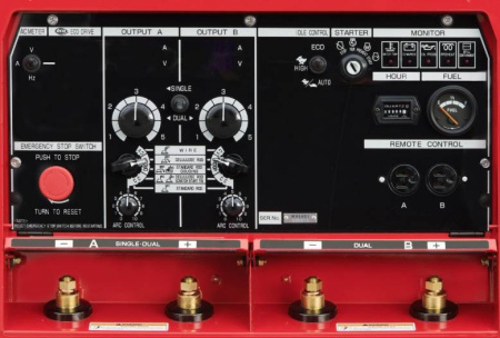Дизельный двухпостовой сварочный генератор Shindaiwa DGW 400 DMK