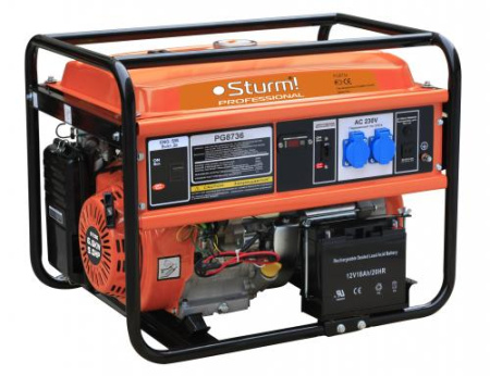 Бензогенератор Sturm PG8736