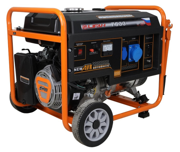 Бензиновый генератор Lifan 7 GF-6 (7500)