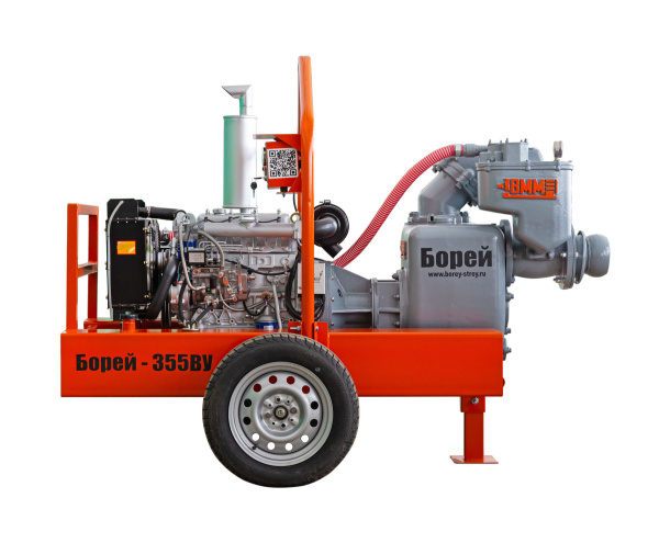 Дизельная мотопомпа Борей-355 ВУ