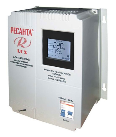 Стабилизатор напряжения Ресанта АСН-5000H/1-Ц Lux