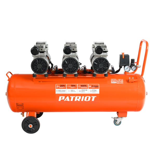 Поршневой безмасляный компрессор Patriot WO 100-440 Поршневой безмасляный компрессор Patriot WO 100-440