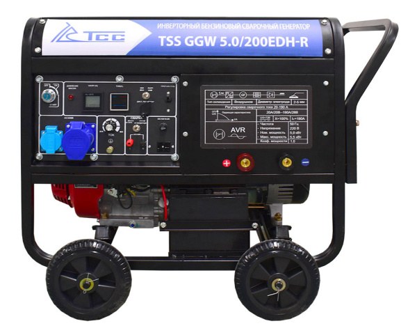 Бензиновый генератор ТСС GGW 5.0/200EDH-R сварочный инверторный