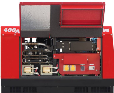 Дизельный двухпостовой сварочный генератор Shindaiwa DGW 400 DMK