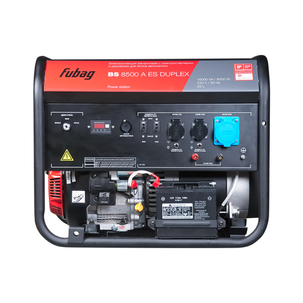 Бензиновый генератор Fubag BS 8500 A ES Duplex Бензиновый генератор Fubag BS 8500 A ES Duplex
