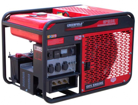 Бензиновый генератор Greenfield GF 12E3