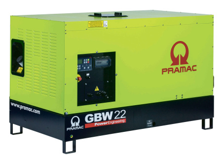 Дизельный генератор Pramac GBW22Y (1 фаза) в кожуухе