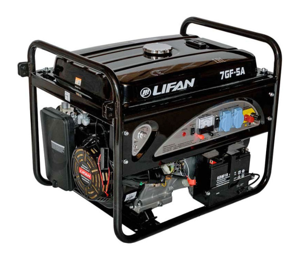 Бензиновый генератор Lifan 7 GF-5A (LF7500AE) Бензиновый генератор Lifan 7 GF-5A (LF7500AE)
