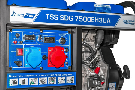 Дизельный генератор TSS SDG 7500EH3UA