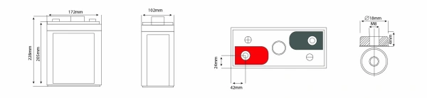 Аккумулятор Vektor Energy GPL 2-150