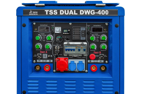 Двухпостовой дизельный сварочный генератор ТСС DUAL DWG-400