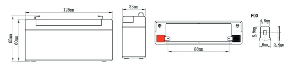 Аккумулятор Vektor Energy GP 6-3.2S