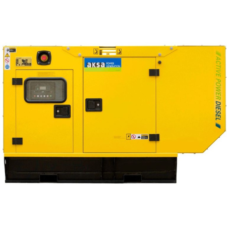 Дизельный генератор Aksa APD-25A в кожухе