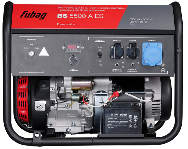 Бензиновый генератор Fubag BS 5500 A ES Бензиновый генератор Fubag BS 5500 A ES