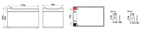Аккумулятор Vektor Energy GP 12-12SM