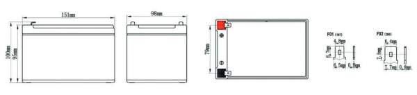 Аккумулятор Vektor Energy GP 12-12SM