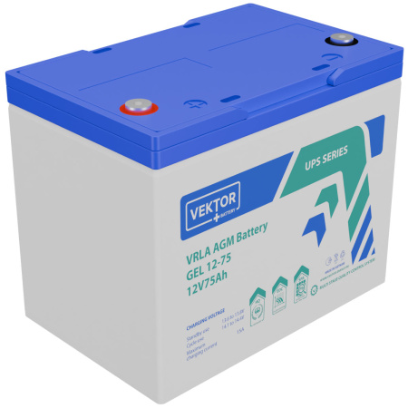 Аккумулятор Vektor Plus GEL 12-75