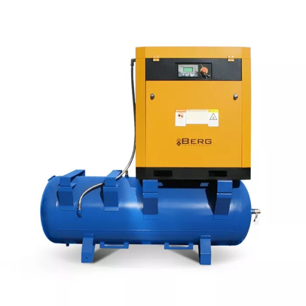 Винтовой компрессор с ременным приводом Berg ВК-18.5Р-500, 8 бар