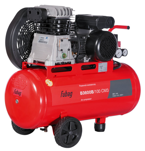 Ременной одноступенчатый компрессор Fubag B3600B/100 CM3