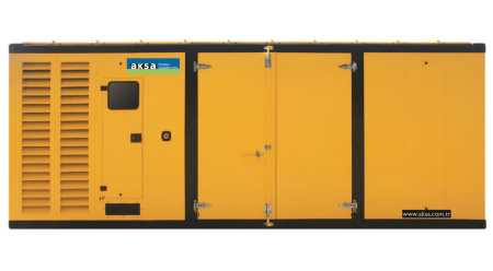 Дизельный генератор Aksa APD1400P в кожухе