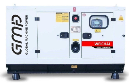 Дизельный генератор GMP 22WGC в кожухе