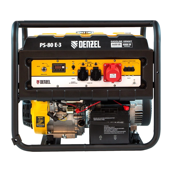 Бензиновый генератор Denzel PS 80E-3