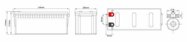 Аккумулятор Vektor Energy HRL 12-710W