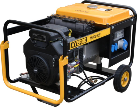 Портативный бензиновый генератор Ayerbe AY16000KE