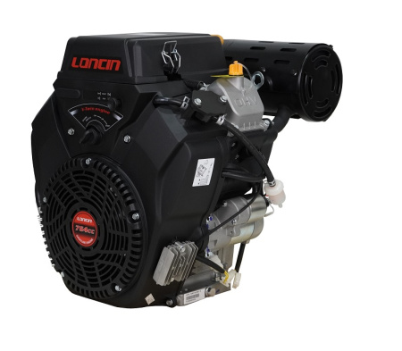 Бензиновый двигатель Loncin LC2V80FD (B type) конусный вал 10А электрозапуск