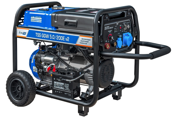 Бензиновый генератор ТСС PROF GGW 5.0/200E v2 сварочный