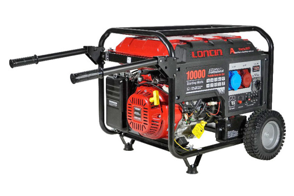 Бензиновый генератор Loncin LC10000D-AS, 3-х фазный (с мощностью без ограничений в 1 и 3-х фазном режиме)