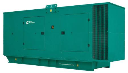 Дизельный генератор Cummins C400D5EB в кожухе