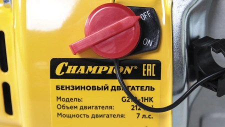 Бензиновый двигатель CHAMPION G210-1HK