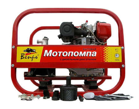 Дизельная мотопомпа Вепрь МП 120 ДЯ