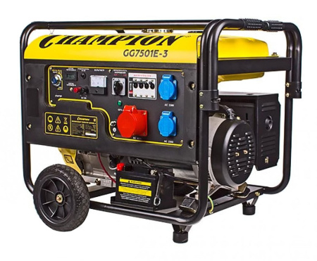 Бензиновый генератор Champion GG7501E-3 Бензиновый генератор Champion GG7501E-3