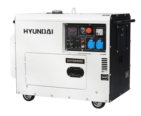 Дизельный генератор Hyundai DHY 8000SE