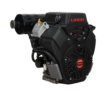 Бензиновый двигатель Loncin LC2V80FD (B type) конусный вал 10А электрозапуск