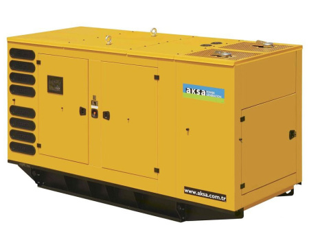 Дизельный генератор Aksa APD550C в кожухе