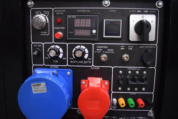 Дизельный генератор ТСС DGW 10.0/300ED-R3 сварочный инверторный