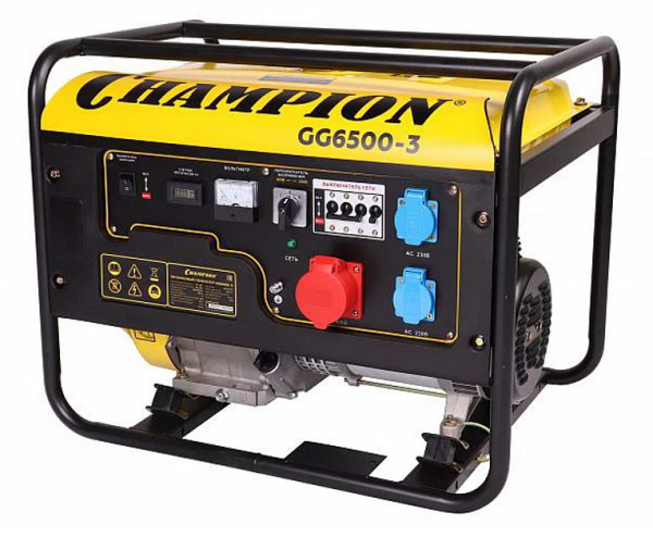 Бензиновый генератор Champion GG6500-3