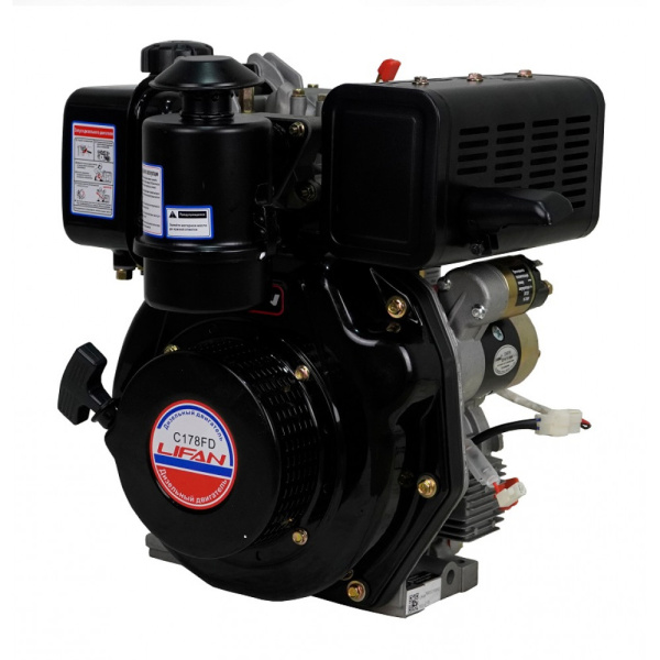 Дизельный двигатель Lifan Diesel 178FD D25 6A