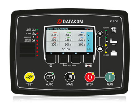 Контроллер синхронизации генераторов Datakom D-700 TFT-SYNC (RS-485, Ethernet)